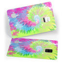Spiral Tie Dye V7 - Premium Protective Decal Skin-Kit for the Apple Credit Card
