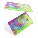 Spiral Tie Dye V7 - Premium Protective Decal Skin-Kit for the Apple Credit Card