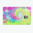 Spiral Tie Dye V7 - Premium Protective Decal Skin-Kit for the Apple Credit Card