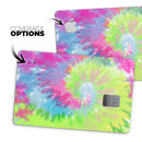 Spiral Tie Dye V7 - Premium Protective Decal Skin-Kit for the Apple Credit Card