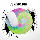 Spiral Tie Dye V7// WaterProof Rubber Foam Backed Anti-Slip Mouse Pad for Home Work Office or Gaming Computer Desk