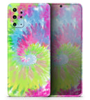 Spiral Tie Dye V7 - Premium Vinyl Skin Decal for Samsung Galaxy S25 Ultra, S24, S23, S22 & All Galaxy S Models