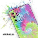 Spiral Tie Dye V7 - Premium Vinyl Skin Decal for Samsung Galaxy S25 Ultra, S24, S23, S22 & All Galaxy S Models