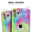 Spiral Tie Dye V7 - Protective Skin Wrap & Decal – Compatible with iPhone SE to iPhone 17 Pro Max (All Models)