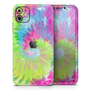 Spiral Tie Dye V7 // Skin-Kit compatible with the Apple iPhone 14, 13, 12, 12 Pro Max, 12 Mini, 11 Pro, SE, X/XS + (All iPhones Available)