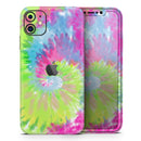 Spiral Tie Dye V7 - Protective Skin Wrap & Decal – Compatible with iPhone SE to iPhone 17 Pro Max (All Models)