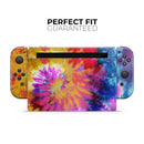 Spiral Tie Dye V8 // Skin Decal Wrap Kit for Nintendo Switch Console & Dock, Joy-Cons, Pro Controller, Lite, 3DS XL, 2DS XL, DSi, or Wii - Vinyl Skin Wrap for Nintendo Switch 2, OLED, Lite, Pro Controller, Wii & Classic Handhelds
