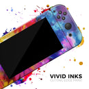 Spiral Tie Dye V8 // Skin Decal Wrap Kit for Nintendo Switch Console & Dock, Joy-Cons, Pro Controller, Lite, 3DS XL, 2DS XL, DSi, or Wii - Vinyl Skin Wrap for Nintendo Switch 2, OLED, Lite, Pro Controller, Wii & Classic Handhelds
