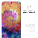 Spiral Tie Dye V8 - Premium Vinyl Skin Decal for Samsung Galaxy S25 Ultra, S24, S23, S22 & All Galaxy S Models