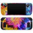 Spiral Tie Dye V8 // Full Body Skin Decal Wrap Kit for the Steam Deck handheld gaming computer