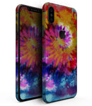 Spiral Tie Dye V8 - iPhone XS MAX, XS/X, 8/8+, 7/7+, 5/5S/SE Skin-Kit (All iPhones Available)