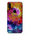 Spiral Tie Dye V8 - iPhone XS MAX, XS/X, 8/8+, 7/7+, 5/5S/SE Skin-Kit (All iPhones Available)