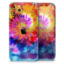 Spiral Tie Dye V8 - Protective Skin Wrap & Decal – Compatible with iPhone SE to iPhone 17 Pro Max (All Models)