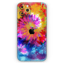 Spiral Tie Dye V8 - Protective Skin Wrap & Decal – Compatible with iPhone SE to iPhone 17 Pro Max (All Models)