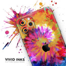 Spiral Tie Dye V8 - Protective Skin Wrap & Decal – Compatible with iPhone SE to iPhone 17 Pro Max (All Models)