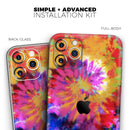 Spiral Tie Dye V8 - Protective Skin Wrap & Decal – Compatible with iPhone SE to iPhone 17 Pro Max (All Models)