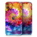 Spiral Tie Dye V8 - Protective Skin Wrap & Decal – Compatible with iPhone SE to iPhone 17 Pro Max (All Models)