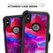 Splatter Blue and Red Oil - Skin Kit for the iPhone OtterBox Cases