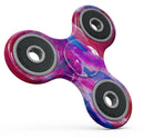 Splatter Blue and Red Oil Full-Body Fidget Spinner Skin-Kit