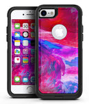 Splatter Blue and Red Oil - iPhone 7 or 8 OtterBox Case & Skin Kits