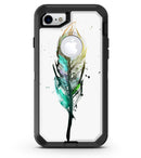Splatter Watercolor Feather - iPhone 7 or 8 OtterBox Case & Skin Kits