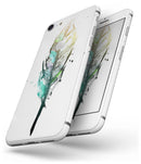 Splatter Watercolor Feather - Skin-kit for the iPhone 8 or 8 Plus