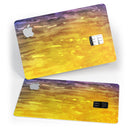 Splattered 42521 Absorbed Watercolor Texture - Premium Protective Decal Skin-Kit for the Apple Credit Card