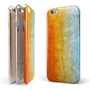 Splattered 4823 Absorbed Watercolor Texture iPhone 6/6s or 6/6s Plus 2-Piece Hybrid INK-Fuzed Case