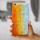 Splattered 4823 Absorbed Watercolor Texture iPhone 6/6s or 6/6s Plus 2-Piece Hybrid INK-Fuzed Case