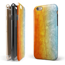Splattered 4823 Absorbed Watercolor Texture iPhone 6/6s or 6/6s Plus 2-Piece Hybrid INK-Fuzed Case
