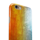 Splattered 4823 Absorbed Watercolor Texture iPhone 6/6s or 6/6s Plus 2-Piece Hybrid INK-Fuzed Case
