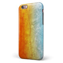 Splattered 4823 Absorbed Watercolor Texture iPhone 6/6s or 6/6s Plus 2-Piece Hybrid INK-Fuzed Case