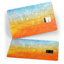 Splattered 4823 Absorbed Watercolor Texture - Premium Protective Decal Skin-Kit for the Apple Credit Card