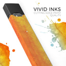 Splattered 4823 Absorbed Watercolor Texture - Premium Decal Protective Skin-Wrap Sticker compatible with the Juul Labs vaping device