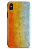 Splattered 4823 Absorbed Watercolor Texture - iPhone X Clipit Case