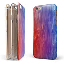 Splattered 483223 Absorbed Watercolor Texture iPhone 6/6s or 6/6s Plus 2-Piece Hybrid INK-Fuzed Case
