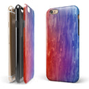 Splattered 483223 Absorbed Watercolor Texture iPhone 6/6s or 6/6s Plus 2-Piece Hybrid INK-Fuzed Case