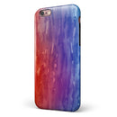 Splattered 483223 Absorbed Watercolor Texture iPhone 6/6s or 6/6s Plus 2-Piece Hybrid INK-Fuzed Case