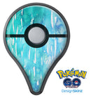 Splattered Blue 453 Absorbed Watercolor Texture Pokémon GO Plus Vinyl Protective Decal Skin Kit
