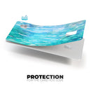 Splattered Blue 453 Absorbed Watercolor Texture - Premium Protective Decal Skin-Kit for the Apple Credit Card