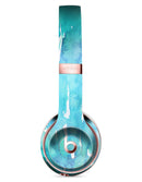 Splattered Blue 453 Absorbed Watercolor Texture Full-Body Skin Kit for the Beats by Dre Solo 3 Wireless Headphones