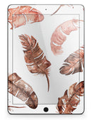 Splattered Burnt Orange Feathers - iPad Pro 97 - View 6.jpg