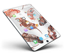 Splattered Burnt Orange Feathers - iPad Pro 97 - View 4.jpg