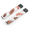 Splattered Burnt Orange Feathers - Premium Decal Protective Skin-Wrap Sticker compatible with the Juul Labs vaping device