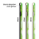Splattered Green 42 Absorbed Watercolor Texture iPhone 6/6s or 6/6s Plus 2-Piece Hybrid INK-Fuzed Case