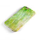 Splattered Green 42 Absorbed Watercolor Texture iPhone 6/6s or 6/6s Plus 2-Piece Hybrid INK-Fuzed Case