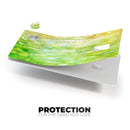 Splattered Green 42 Absorbed Watercolor Texture - Premium Protective Decal Skin-Kit for the Apple Credit Card