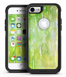 Splattered Green 42 Absorbed Watercolor Texture - iPhone 7 or 8 OtterBox Case & Skin Kits