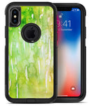 Splattered Green 42 Absorbed Watercolor Texture - iPhone X OtterBox Case & Skin Kits