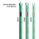Splattered Mint Absorbed Watercolor Texture iPhone 6/6s or 6/6s Plus 2-Piece Hybrid INK-Fuzed Case